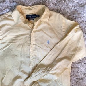 Yellow Polo Button Down